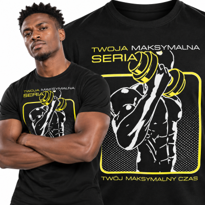 KOSZULKA NA SIŁOWNIĘ MAKSYMALNA SERIA